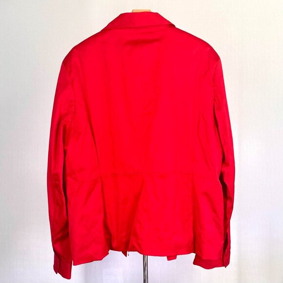 Draper's & Damon's Red Women's Stretch Jacket Size 22W - Picture 3 of 7